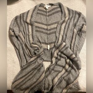 Women’s cropped shawl cardigan